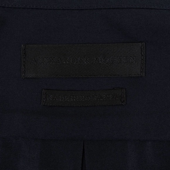 NWOT Alexander McQueen Button-Down Shirt Short-Sleeve Men's 48 (Medium) Black - Picture 5 of 8